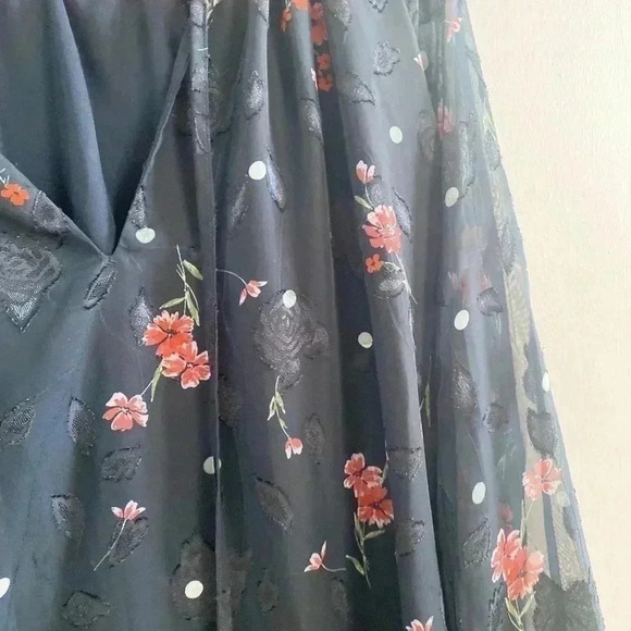 Astr the label floral long sleeve blouse small - Picture 2 of 4